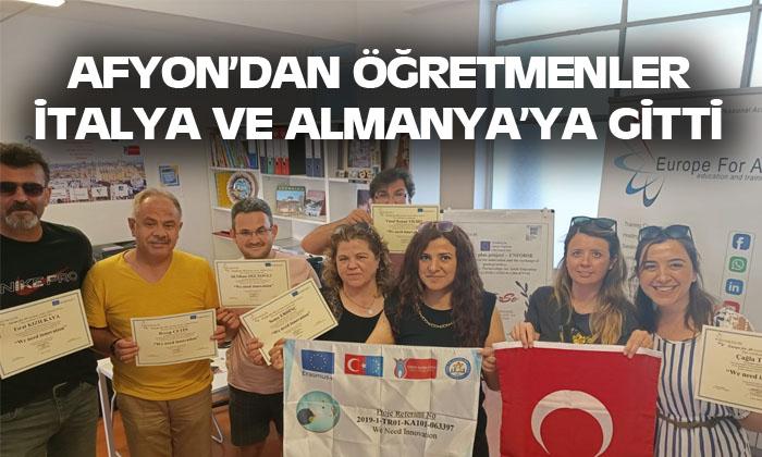 Afyonkarahisar’dan 14 öğretmen Almanya ve İtalya’da eğitimlere katıldı