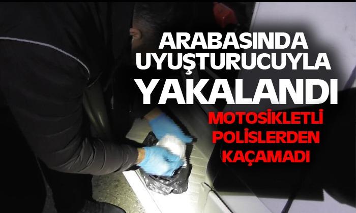 Aracında Uyuşturucu İle Yakalandı