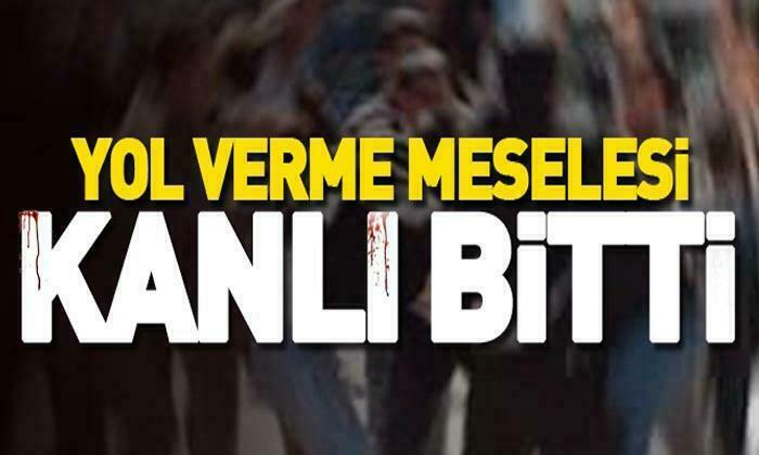 Afyon’da yol verme kavgası