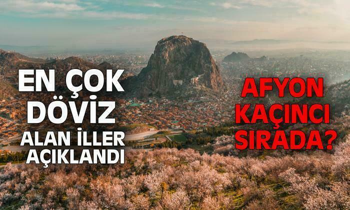 En çok döviz alan il hangisi? Afyonkarahisar kaçıncı sırada yer alıyor?