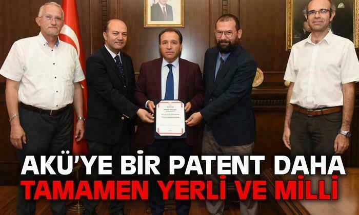 AKÜ’ye bir patent daha