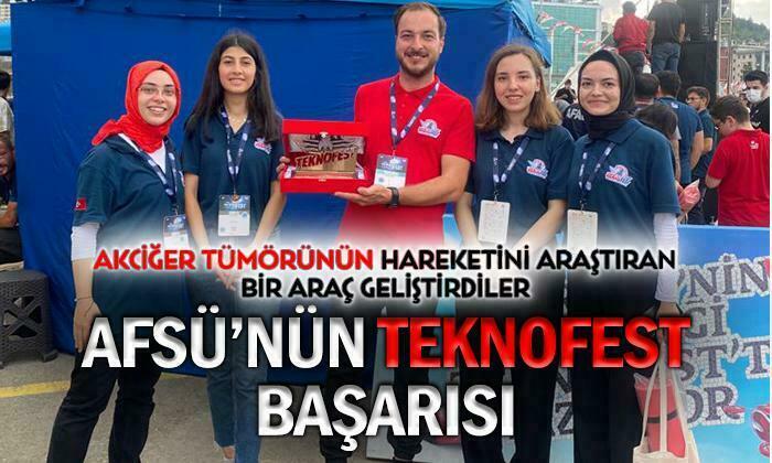 AFSÜ’lü Akademisyen Teknofest’te Birinci Oldu