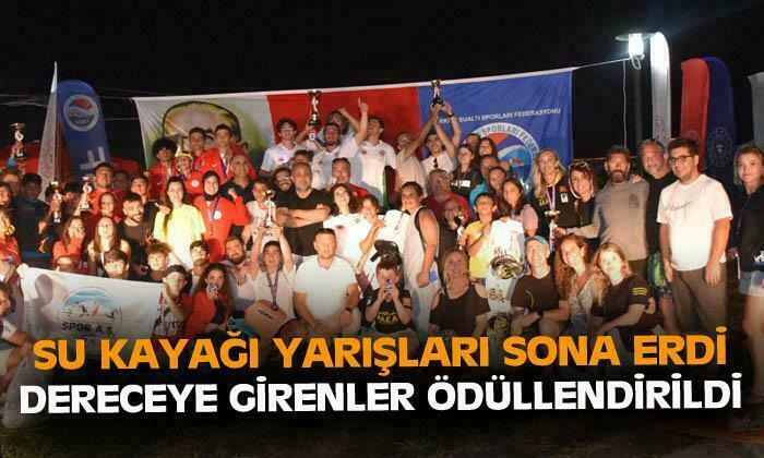Afyonkarahisar’da ilki düzenlenen su kayağı şampiyonası sona erdi