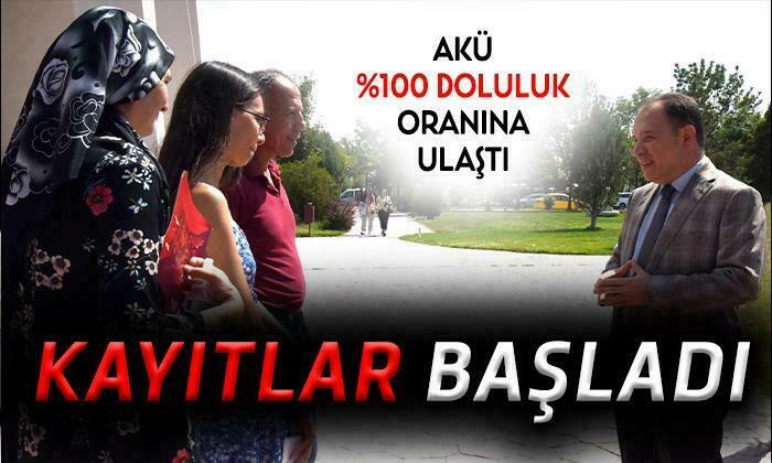AKÜ’de Kayıt Heyecanı Başladı