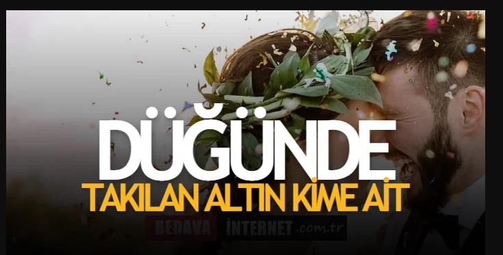 Afyonkarahisar’da düğünde takılan altınlar kime ait?