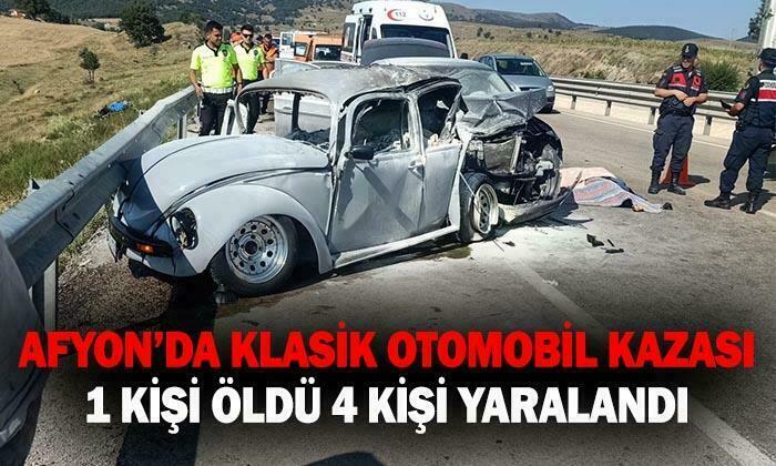 Afyon’da kaza  1 kişi öldü