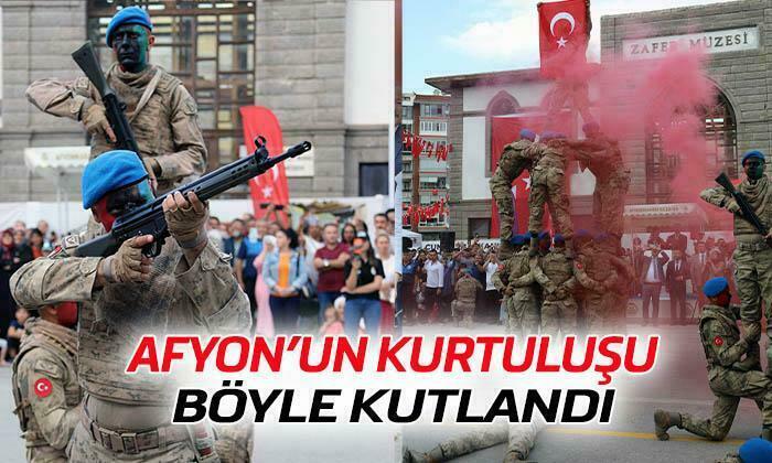 Afyon’un kurtuluşu böyle kutlandı