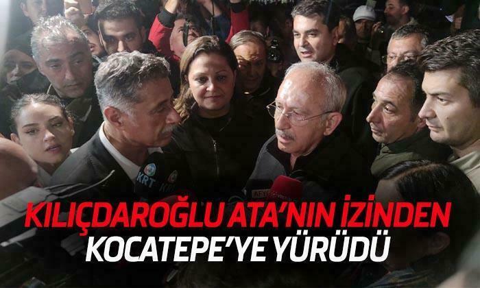CHP lideri Kemal Kılıçdaroğlu Ata’nın izinden Kocatepe’ye yürüdü
