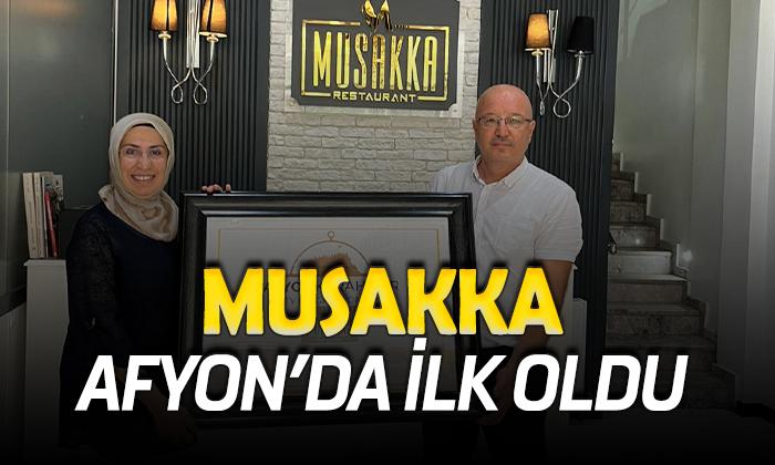 Musakka Bu Belge İle Afyon’da İlk Oldu