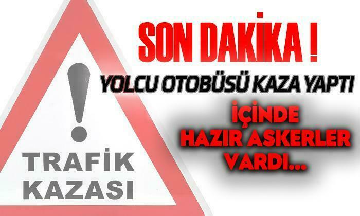 Afyon’da Yolcu Otobüsü Kaza Yaptı