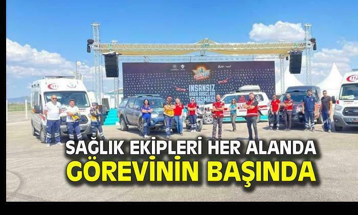 Afyon sağlık ekipleri her alanda görevinin başında