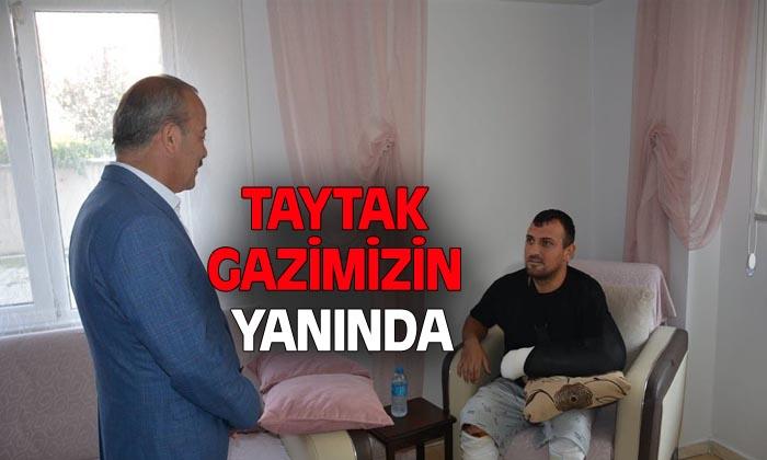 MHP Afyonkarahisar Milletvekili Taytak, gazimizi ziyaret etti