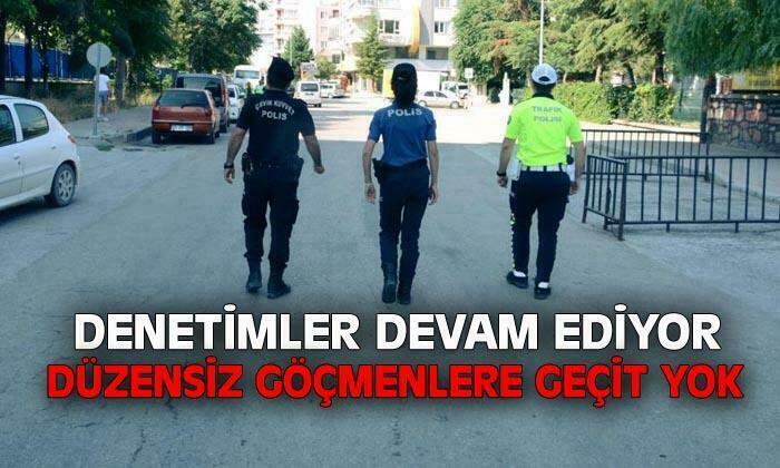 Afyon’da düzensiz göçmenlere geçit yok