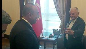 Yıldırım ve Çavuşoğlu’ndan söz aldılar