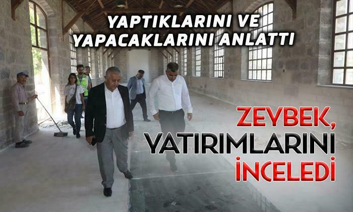 Başkan Zeybek Yatırımları İnceledi