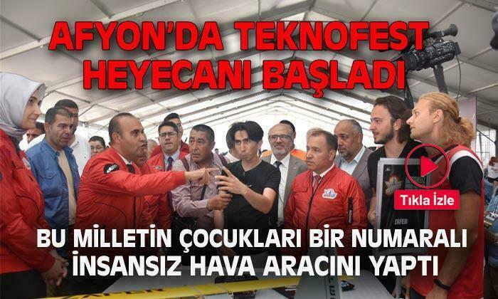 Afyon’da TEKNOFEST heyecanı başladı