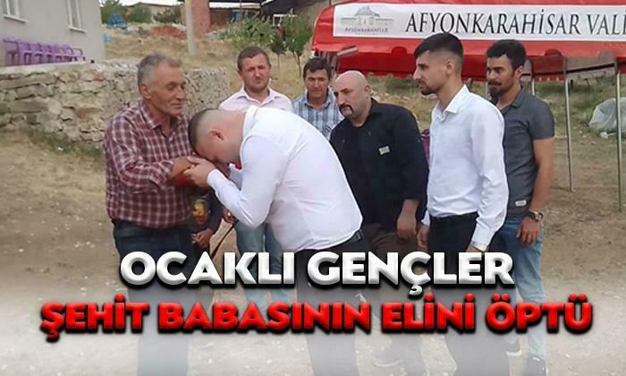 Ülkü Ocakları, Şehit Babasını Ziyaret Etti