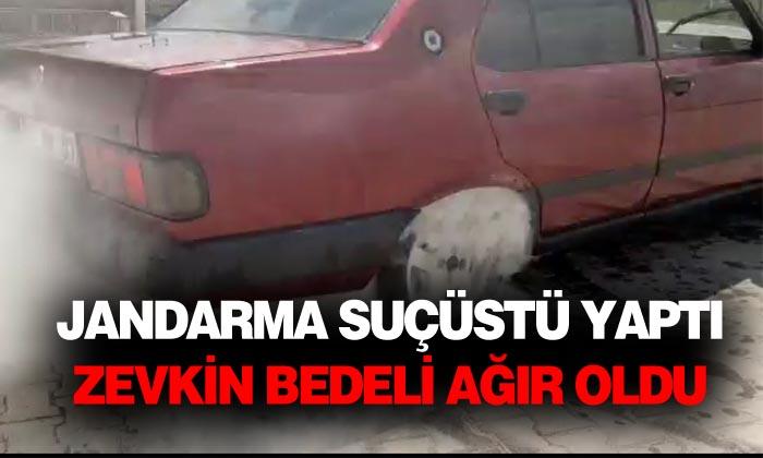 Afyonkarahisar’da otomobil ile drift pahalıya patladı