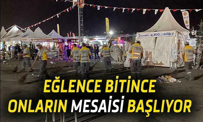 Eğlence Bitince Onların Mesaisi Başlıyor