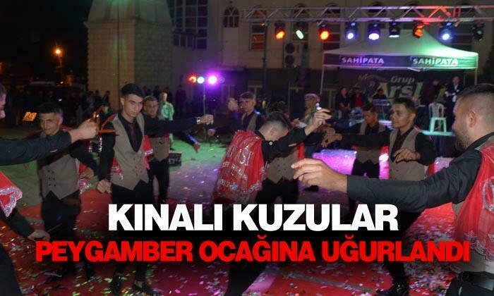 Afyonkarahisar’da kınalı kuzular peygamber ocağına uğurlandı