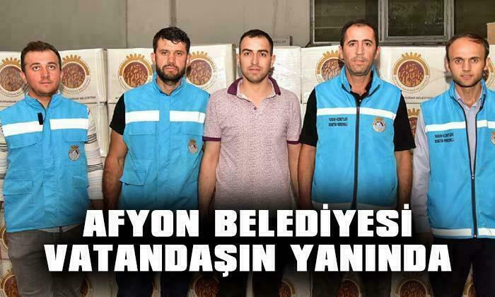 Afyon Belediyesi vatandaşın yanında