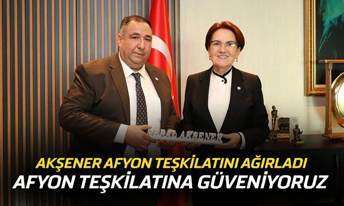 İYİ Parti Genel Başkanı Akşener Afyon teşkilatını ağırladı
