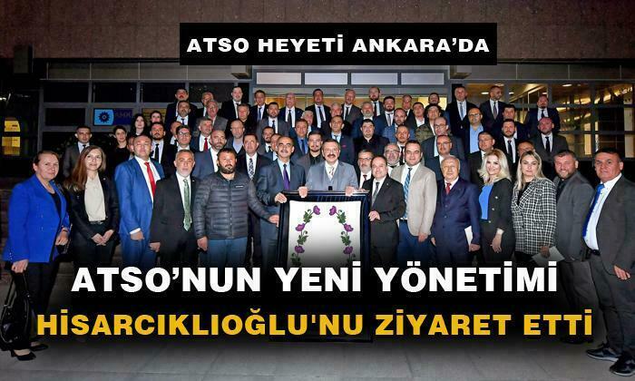 ATSO HEYETİ HİSARCIKLIOĞLU’NU ZİYARET ETTİ