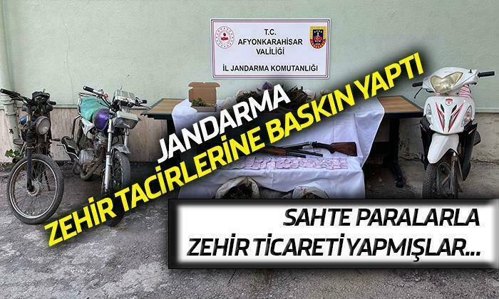 Jandarma’dan Zehir Tacirlerine Baskın