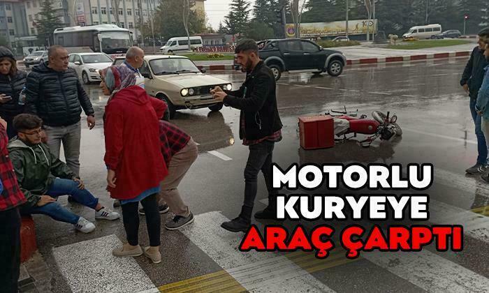 Motorlu Kurye Yaralandı