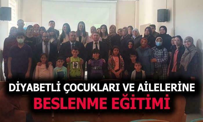 Afyon’da diyabetli çocuklara ve ailelerine beslenme eğitimi
