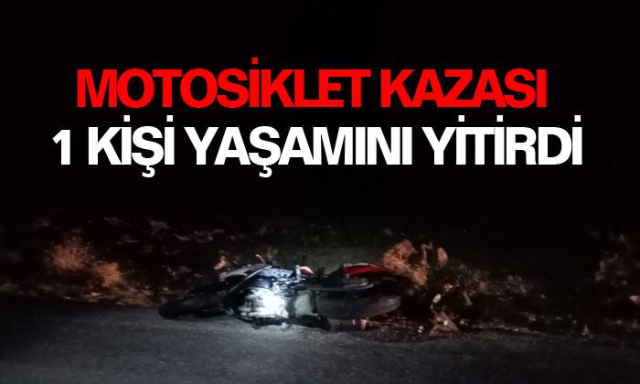 Afyonkarahisar motosiklet kazasında 1 kişi yaşamını yitirdi