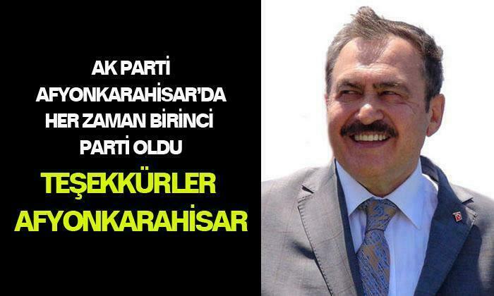 Milletvekili Veysel Eroğlu: “AK Parti Afyon’da her zaman lider parti oldu”