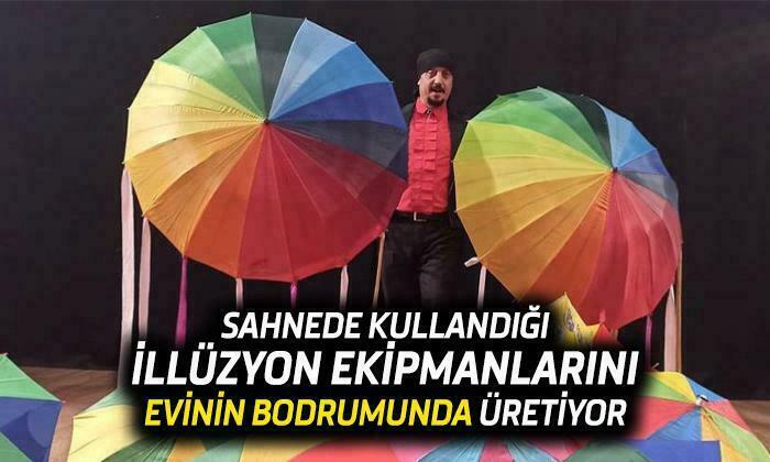 illüzyon Ekipmanlarını Evinin Bodrumunda Üretiyor