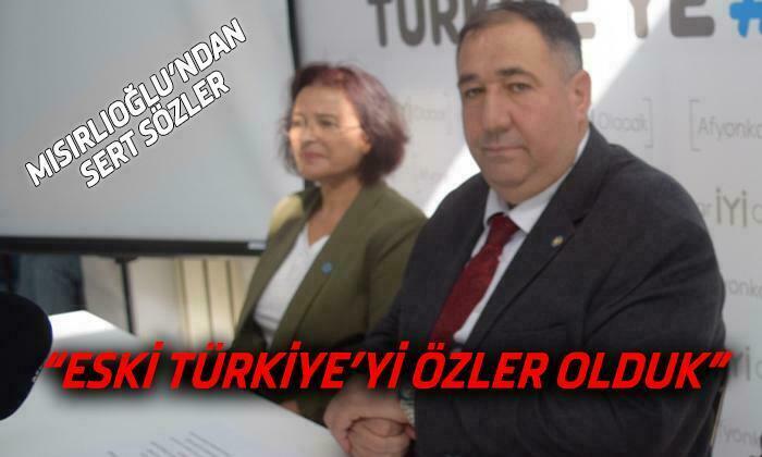 Mısırlıoğlu Sert Konuştu