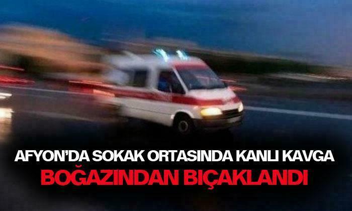Afyon’da kanlı kavga bir kişi yaşamını yitirdi
