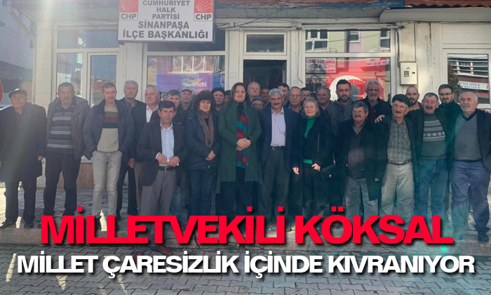Afyonkarahisar Milletvekili Burcu Köksal: Vatandaş, çaresizlik içerisinde kıvranıyor