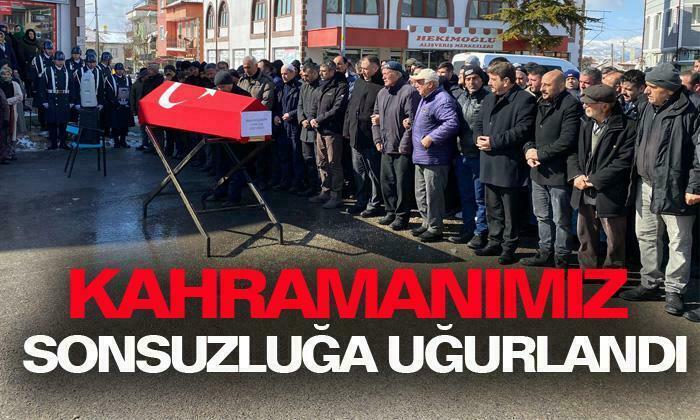 Afyonkarahisarlı kahramanımız sonsuzluğa uğurlandı