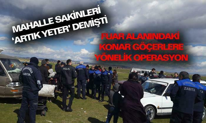 Afyonkarahisar’da konargöçer operasyonu