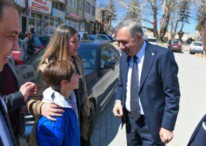 Mustafa Enis Arabacı’ya Sultandağı’nda sıcak karşılama  