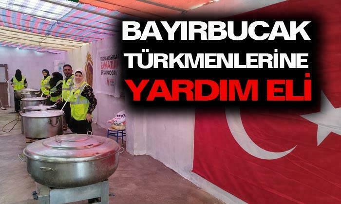 AFYONKARAHİSAR’DAN BAYIRBUCAK TÜRKMENLERİNE YARDIM ELİ