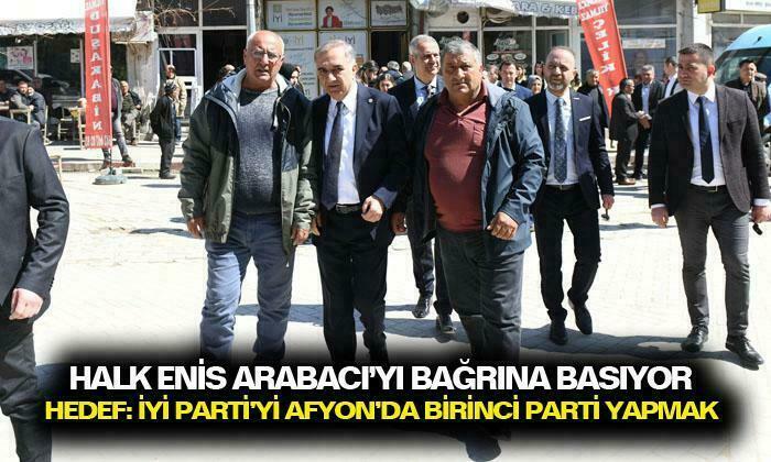 Mustafa Enis Arabacı’ya Sultandağı’nda sıcak karşılama  