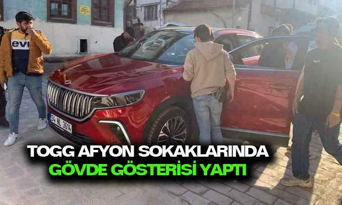 TOGG Afyonkarahisar sokaklarında