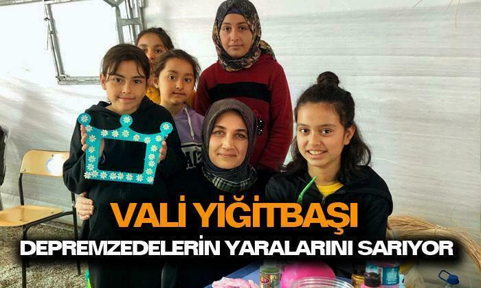 Vali Yiğitbaşı 7-24 sahada depremzedelerin yaralarını sarıyor