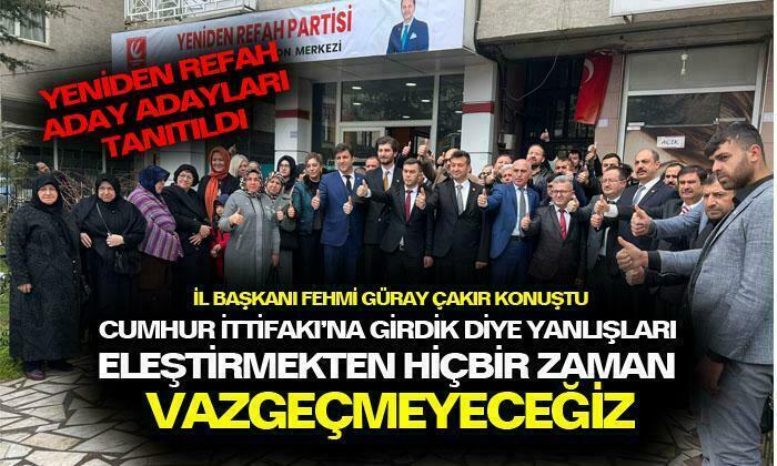 Yeniden Refah aday adaylarını tanıttı