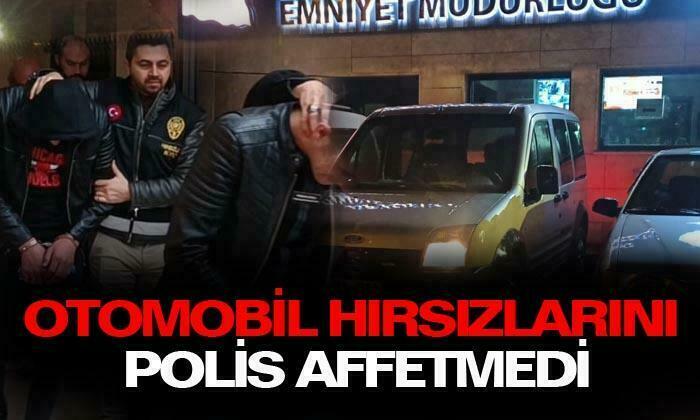 Afyonkarahisar’da otomobil hırsızlarını polis affetmedi