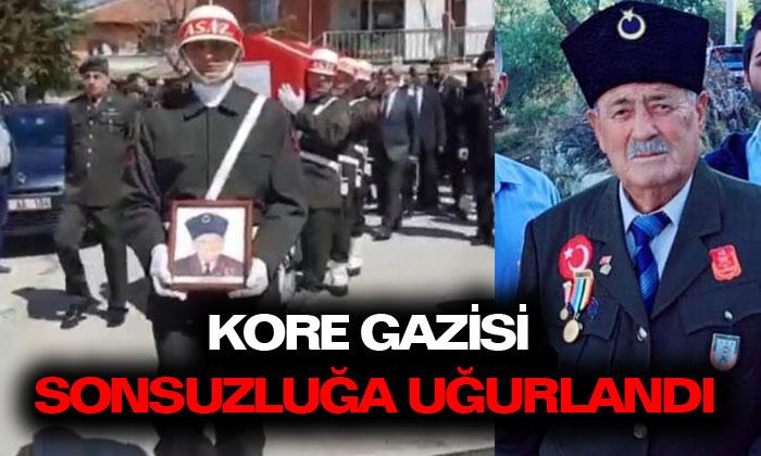 Kore Gazisi sonsuzluğa uğurlandı