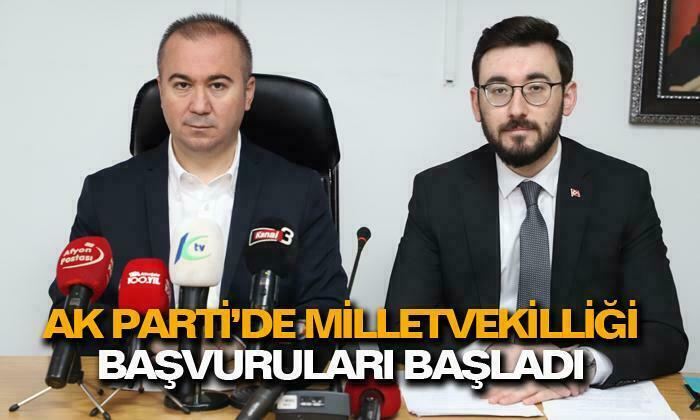 AK Parti’de milletvekilliği başvuruları başladı