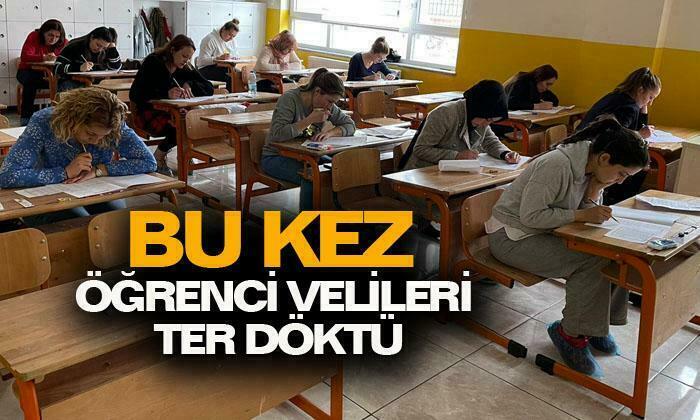 Afyonkarahisar’da bu kez öğrenci velileri ter döktü