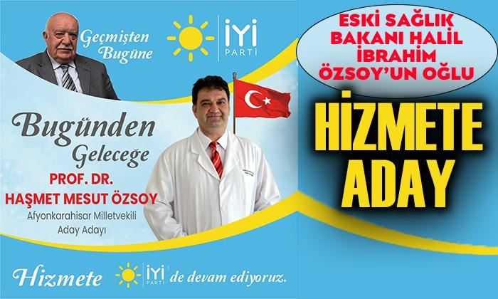 Başarılı Doktor Özsoy, İYİ Parti’den aday adayı oldu