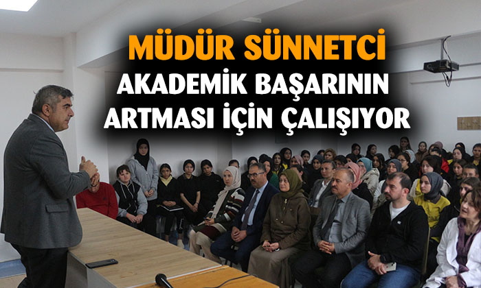 Afyonkarahisar İl Milli Eğitim Müdürü Miraç Sünnetci, akademik başarının artması için çalışıyor